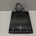 Mueller RapidTherm Portable Induction Cooktop, 1800W Hot Plate Electric Stove Top Burner. 8 Temp Levels, Auto-Off & Pot Detection, LED Display, Child Lock, 4 Programs, Burners for Cooking
