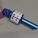 BONAOK Karaoke Microphone for Kids & Adults - Bluetooth Microphones Singing Mic with Disco Lights, Echo Effect, Built-in Speaker Portable Karaoke Player for Party Travel Gifts Q78(Blue)