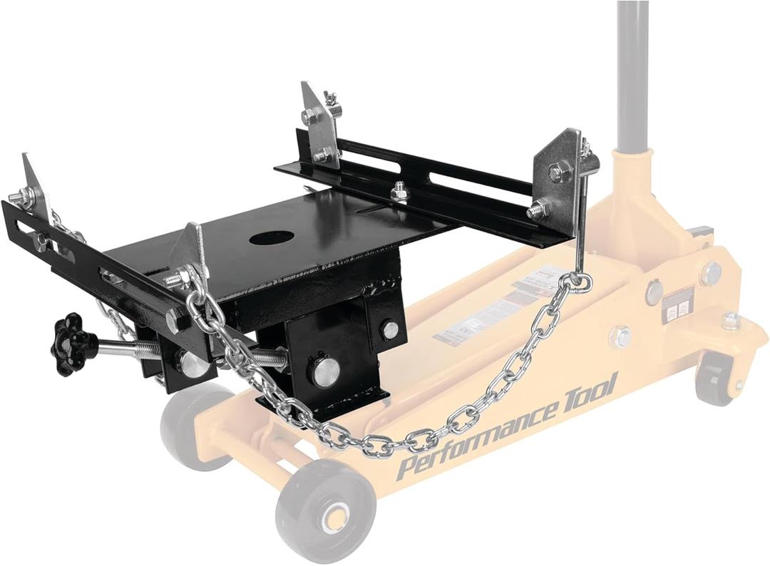 Performance Tool W41044 Transmission Jack Adapter for Passenger Car and Light Duty Truck Transmissions, 1/2 Ton.