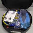 Snow-Chains Auto Fixing 1 Min Quick Fit Easy Installation Tire-Chains, Portable Reusable Universal Emergency Tire Traction Chain for Passenger Car, Pickup Trucks and SUV - Set of 2