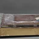 DEZ FURNISHINGS Cordless 2" Faux Wood Blind, 30" W x 64" H, Dark Oak