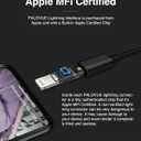 PALOVUE iPhone Headphones Earbuds Earphones wtih Lightning Connector Apple MFi Certified Compatible 14 13 12 11 Pro Max X XS XR 8 7 Plus with Microphone Controller SweetFlow Black
