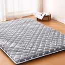 jzbearapt Premium Foam Japanese Floor Mattress Futon Mattress,100% High Density Comfortable Foam, Thicken Tatami Mat Sleeping Pad, Ideal for Comfort and Support, Twin (80" X 39")