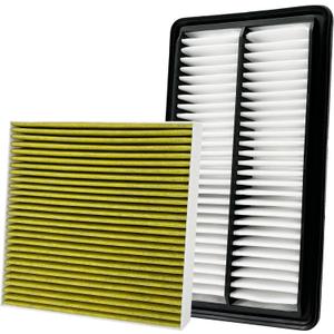 Capume 2Pcs Cabin Engine Air Filter Kits JM802 JM1722 Fits for 2021-2025 TLX 2.0L, 2018-2025 Odyssey, Replacement for CF11182, CA12061, 80292TF0G01, 17220-5J6-A10