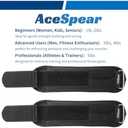 AceSpear Ankle Weights Sets for Men Women Kids 1lb  Leg Weights Arm Wrist Weights Gym for Foot Exercise Training Workout Walking Jogging Yoga (Black), Size: 1 lb x 2
