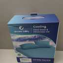 Dream Valley Queen Sheet Set, Cooling Fitted Sheet with 2 Pillowcase-3 PCS with No Flat Sheet,Q-Max > 0.4 Aerocool, Cooling for Night Sweats, Hot Sleepers,deep Pocket up to 15",Dream Blue