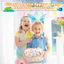 50 Pcs 3 Inches Clear Easter Eggs Fillable Plastic Easter Eggs Empty Transparent Eggs for Easter Hunt Easter Basket Stuffers