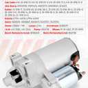 10-Teeth Starter Compatible with Kohler Engine 1994-2015, Cub Cadet John Deere Toro 15-31HP Repalce# 2509808 2509809 2509811 25-098-24-S 25-098-21-S