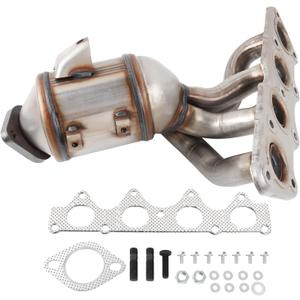 Converter Kit Compatible with Rio 2012-2019 1.6L & Soul 2012-2019 1.6L & Accent 2012-2019 & Attitude 2013-2014 1.6L L4 engineReplace OE 674-891 285002BSNA 285102BEF1