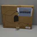 NAMOTEK Elevated Heated Cat Houses for Indoor/Outdoor Cats with Heated Cat Bed Waterproof Insulated Providing Safe Feral Cats, Easy to Assemble Small(15" x 13" x18)