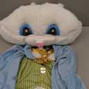 Morph Easter Bunny Costume Adult Deluxe Rabbit Mascot Outfit for Men - Perfect for Easter Costumes and Events, L