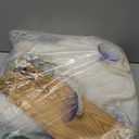 Cat Hammock with Industrial-Grade Suction Cups - Solid Pine Wood Seat, Soft Cushion - 42 lb Capacity (Medium, Brown/White)