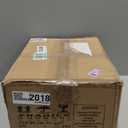 Saint Mossi 6 Light Crystal Chandelier Light Fixture Modern Chandelier Crystal Lighting, Crystal Pendant Raindrop Chandelier for Dining Room,Bedroom,Living Room,H23 x D24, 6-Light (Dark Brown)