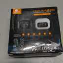 Wireless Earbuds, Earphones Wireless Bluetooth 5.4 In Ear Headphones, 40H Hifi Sound ANC Noise Canceling Earbuds, Touch Screen Ear Buds Multifunctional Headsets for Android/IOS Work Gym Sports (White)