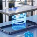 Meifigno Magnetic Case Designed for Samsung Galaxy S25 Ultra 6.9, [Compatible with MagSafe][2X Screen Protectors][Mil-Grade Drop Protection], Translucent Matte Back, Case for Galaxy S25 Ultra, Blue