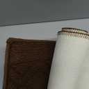 COSY HOMEER 48x20 Inch/30X20 Inch Kitchen Rug Mats Made of 100% Polypropylene 2 Pieces Soft Kitchen Mat Specialized in Anti Slippery and Machine Washable,Brown (20"x30"+20"x48")