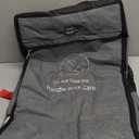 RAINSMORE Padded Car Seat Travel Bag for Airplane Heavy Duty Car Seat Backpack for Air Travel Baby Carseat Cover Bags for Airport Large Car Seats Carrier Fits Car Seats & Booster Seats,Gray (Grey&Black)