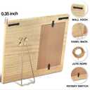 Colleague Gifts for Women Men, Rustic Chance Made Us Colleagues Wood Picture Frame, Retirement Leaving Going Away Gifts for Work Bestie Coworkers Colleague, Display Photo 4 x 6 Inch