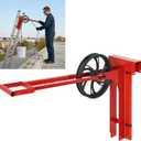 Hoisting Wheel with Long Handle 500Lbs Ladder Hoist Pulley System