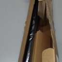 Ivilon Drapery Treatment Window Curtain Rod - Square Design 1 1/8 Rod. 28 to 48 Inch. Black