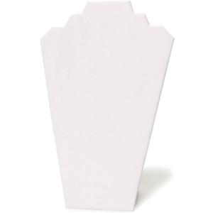 Necklace Display Necklace Display Stand Velvet Model Earrings Jewelry Props for Women, Elegant Jewelry Organizers (White) (32x21cm)