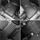 Floor Mats for 2020-2025 2026 Ford Explorer Accessories, Cargo Mat with Backrest Mat All Weather TPE Waterproof for Ford Explorer 6 Passenger Captain Seat ST Accessories 2025 2024 2023