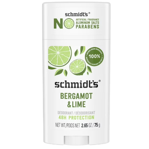 Schmidt's Bergamot & Lime Natural Deodorant 2.65 oz
