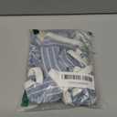 TONY HOBY Female/Male Pet Dog Pajamas Stripes 4 Legged Dog pjs Jumpsuit Soft Cotton Dogs Clothes (M, Blue+White-Girls)