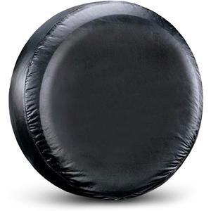 Spare Tire Cover Fit for Your SUV, Jeep, RV, Trailer, Truck, Waterproof Dust-Proof PVC Leather Tire Covers (15 inch for Diameter 27.56 - 29.53)
