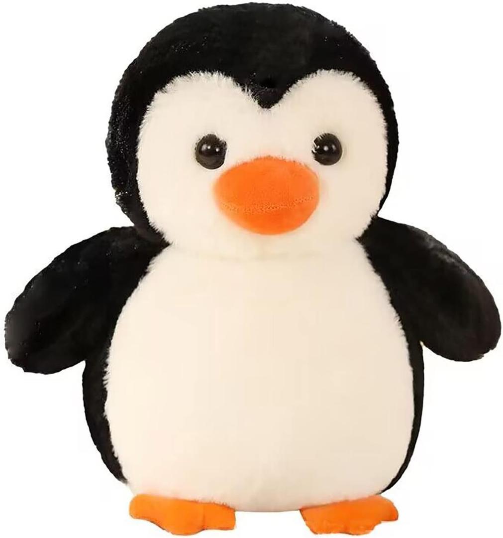 YUKOUQIAN Penguin Stuffed Animal Cute Plush Doll SoftToy 8.5" Gift for Girls Boys Birthdays Christmas Children's Day Halloween Thanksgiving Day (Penguin)