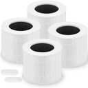 Core Mini Replacement Filter for LEVOIT Core Mini and Core Mini-P Air Purifier, 3-in-1 High-Efficiency Activated Carbon Filter, Core Mini-RF, 4 Filter & 10 Fragrance Sponge (White)