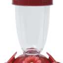 Perky-Pet 135TF “Perky’s Finest” 16 oz Plastic Top Fill Hummingbird Feeder, Red
