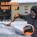 Waterproof Winter Work Gloves Men,Cold Weather Insulated Work Gloves Thermal Liner Superior Grip Latex Coating Warm for Outdoor x-large (Orange-2pairs)