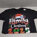 Family Christmas 2025 Matching Outfit Xmas Squad Santa T-Shirt, Size: L