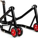 MOTO4U Motorcycle Stand Front Headlift Triple Tree Headlift Front Wheel Lift Stand- Sport Street Bike Motorcycle