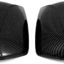 Mirror Cover for Audi Q3 2019-2023, Outer Rear View Mirror Cover Cap Front Driver Passeger Left Right Side Rearview,Carbon Fiber (normal)