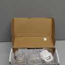 Stove Knob Safety Covers for Child (5 + 1 Pack), Upgraded Universal Size Press Gas Stove Knob Covers with Adhesive, Heat-Resistant Childproof Oven Locks for Kids and Pets (Clear)