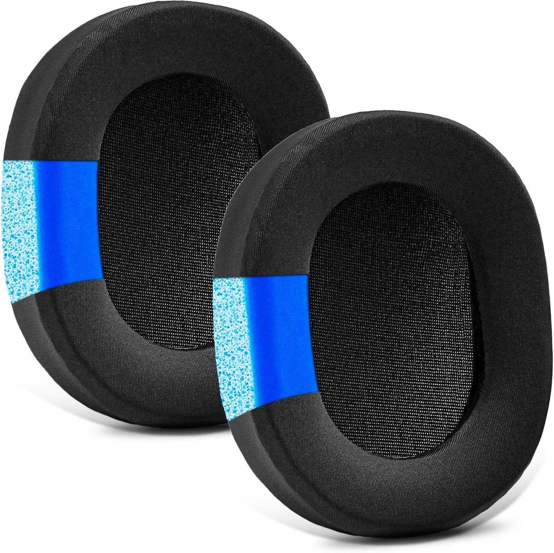 PX Ear Pads - TRANSTEK Replacement Ear Cushion Compatible with Bowers & Wilkins PX Headphone I Not Compatible with PX7 S2 and PX8 (Cooling Gel Fabric)