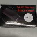 EVAPLUS 54.6V 1.5A Smart Charger for 48V Lithium Batteries - UL Certified, Fast Charging with Multi-Safety Protection, Compatible with Electric Bikes/Scooters, DC 5.5 * 2.5/2.1mm Connector