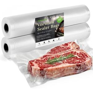 Vacuum Sealer Bags Rolls for Food - Seal a Meal Bags - 11inx20 Rolls 2 Pack-XinBaoLong Commercial Grade Heavy Duty BPA Free Great for Vac Storage