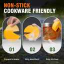 2 x Pop-Up Cleaning Sponge, Cellulose Sponges Extra Thick - Gobbles Up Stubborn Grime, Cleans Curved Edges & Corners, Heavy-Duty Eco-Friendly(4 Pack)