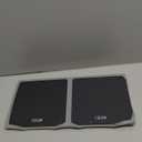 Premium Pumice Mat for Feet with 100 & 180 Grit Stones, Callus Remover and Exfoliator for Smooth Heels and Toes, Gentle Durable Foot Care Tool for At-Home Pedicure and Spa Softness (Grey)