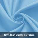 Joccun 7X10 FT Light Blue Backdrop Background for Photography,Polyester Backdrop Curtain Background Screen for Photography,Photoshoot,Video Recording,Studio(7X10ft,Light Blue)