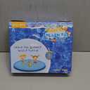 Raxurt Splash Pad, 67in Anti-Slip Splash Pad for Kids Dogs 0.58mm Thickened Dog Pool Splash Sprinkler Pad Durable Summer Outdoor Water Toys for Baby Toddler Boys Girls Pet (Blue)