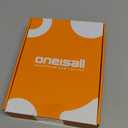 oneisall 4 in 1 Dog Grooming Kit with LCD Display, Dog Hair Trimmer for Paw Nail Grinder, Rechargeable Cordless Low Noise IPX7 Waterproof Pet Clippers (Silver)