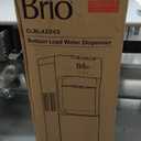 Brio Bottom Loading Water Cooler Dispenser for 5 Gallon Bottles - 3 Temperatures with Hot, Room & Cold Spouts, Child Safety Lock, LED Display with Empty Bottle Alert, Stainless Steel