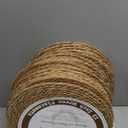 13 Inch Placemats Set of 24, Boho Round Woven Place Mats for Dining Table Decor, Rustic Jute Chargers for Dinner Plates, Outdoor Patio, Farmhouse Wedding, Water Hyacinth Wicker Rattan Braided Placemat