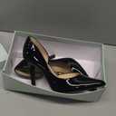 JENN ARDOR Women's Comfortable Stiletto Pumps 3 inch Elegant Gorgeous Closed Pointed Toe Slip On Solid High Heels for Ladies Wedding Dress Shoes (7, Black)