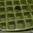 Ice Cube Tray for freezer with 2 Trays and Ice Storage Bin Tweezers, 48 Grid Ice Making Mold Ice Maker with Easy to Press Lid, for Whiskey Cocktails Beer Coffee (White)