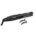 JINRI Hair Straightener with Titanium Plates 0.8 Inch Mini Flat Iron, Perfect Travel Size Hair Straightener Dual Voltage (100-240V), Black